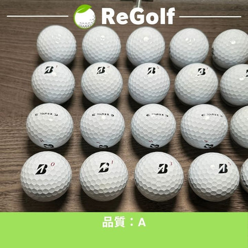 【中古】 ロストボール ブリヂストン ツアーB TOUR B X ホワイト 2024年モデル 20球 Aランク ゴルフボール リゴルフ